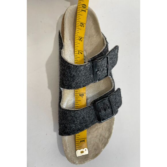 Birkenstock sandals arizona Shearling dark gray lined unisrex